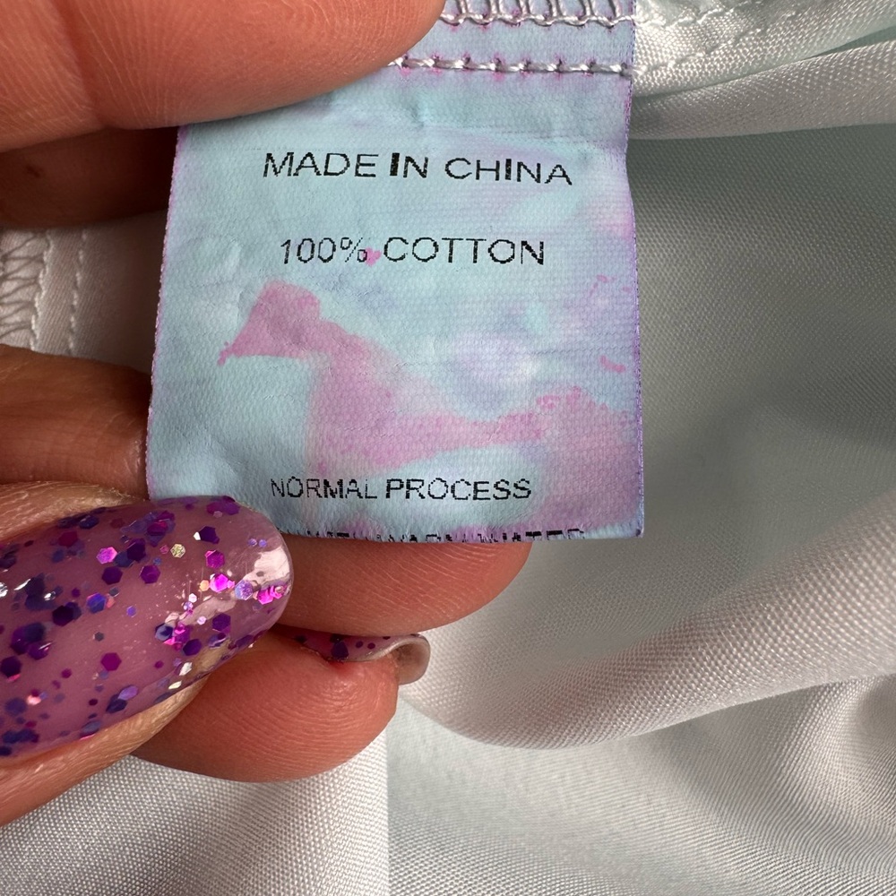 Hand Dyed Tie-Dye Eyelet Maxi Dress - Picture 11 of 12